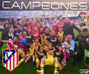 Puzzle Ατλέτικο Μαδρίτης, πρωταθλητής του ισπανικού ποδοσφαίρου πρωταθλήματος 2013-2014